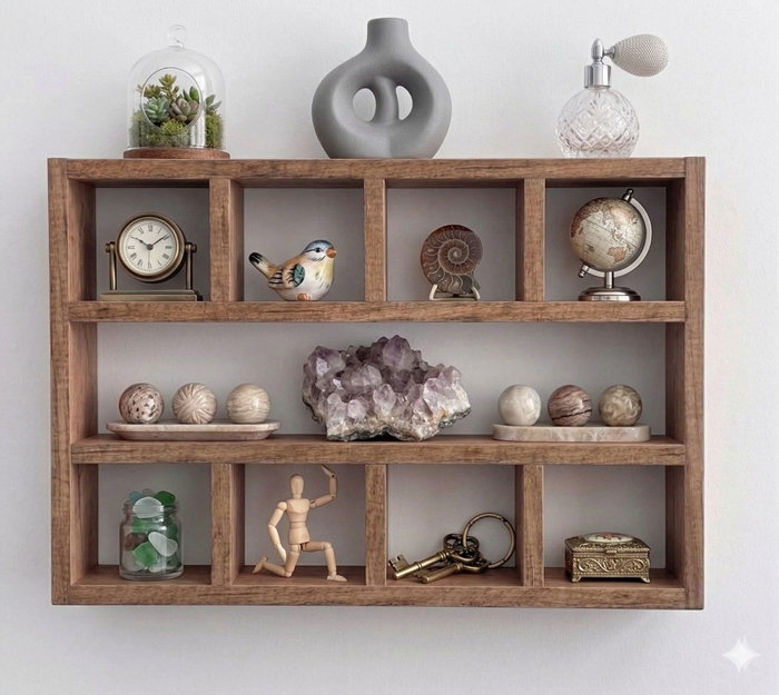Hanah Home Raf354 Estantería Decorativa de Madera Hanah Home Raf354 Estantería Decorativa de Madera